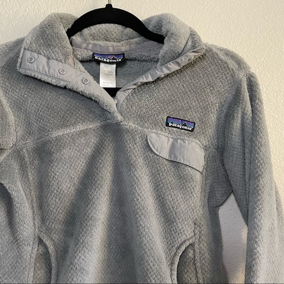 Patagonia Grey Snap-T Fleece Pullover - Picture 2 of 4